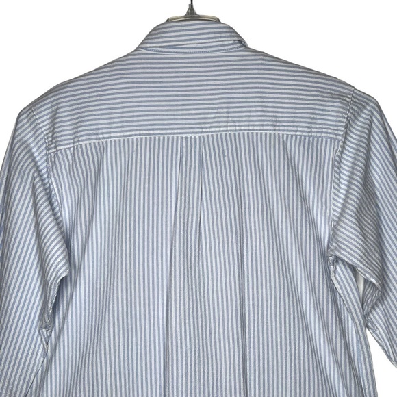 Floral Patchwork Pearl Embellished Cotton Long Sleeve Blouse Size 1X Striped - Picture 4 of 13